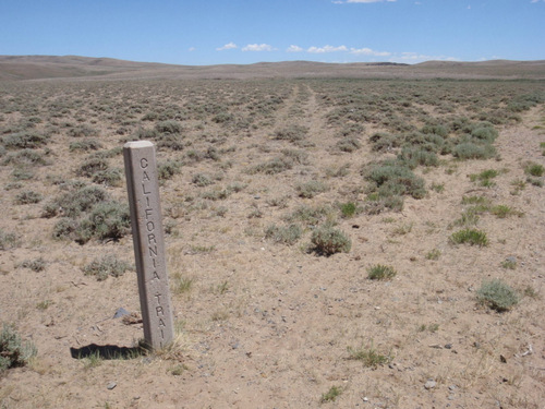 Seminoe Cutoff of the California Trail.